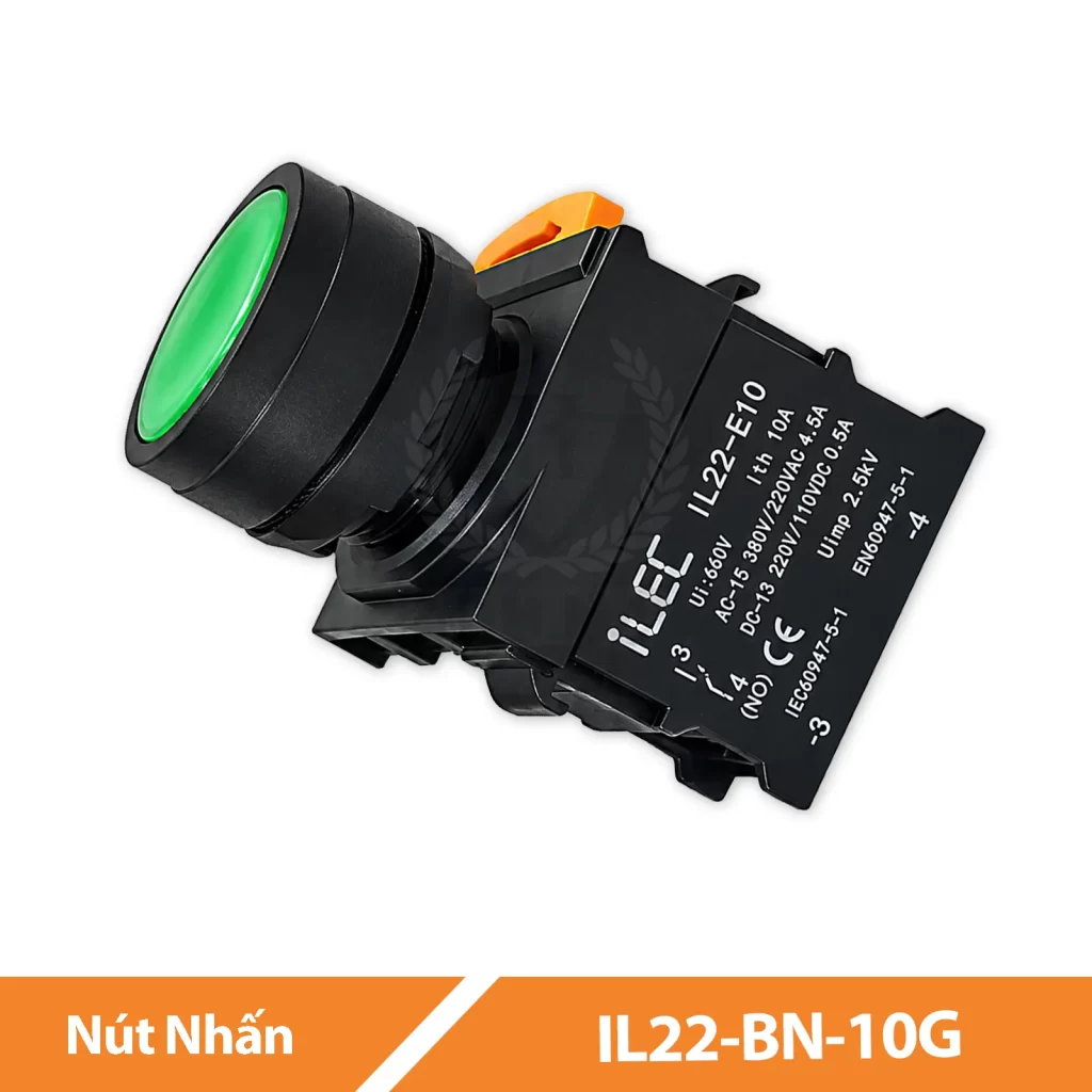Nút Nhấn Màu Xanh IL22-BN-10G ILEC