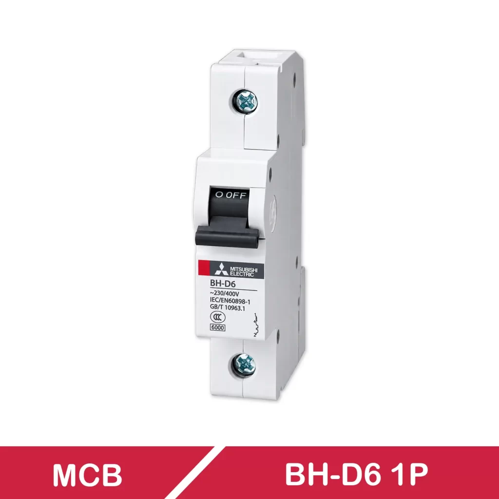 MCB CB Tép BH-D6 1P MITSUBISHI