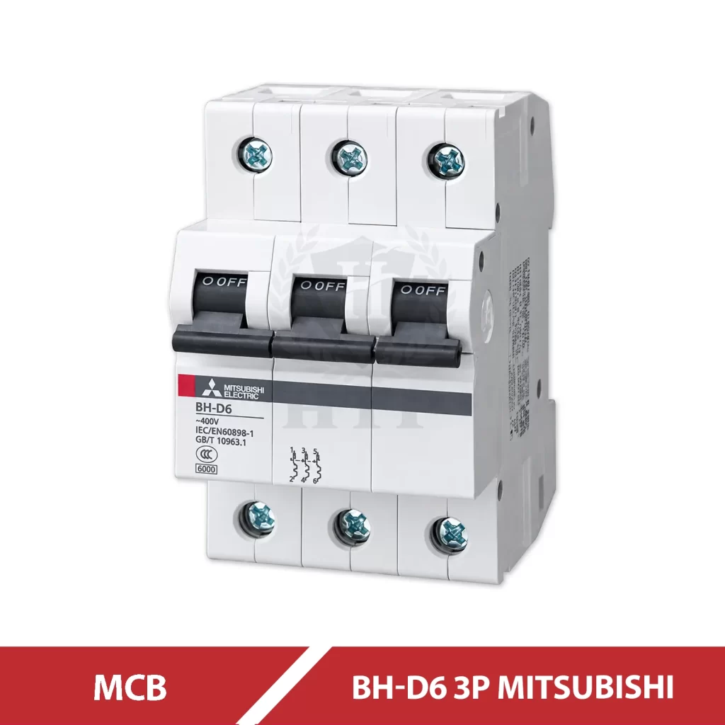 MCB CB Tép BH-D6 3P MITSUBISHI