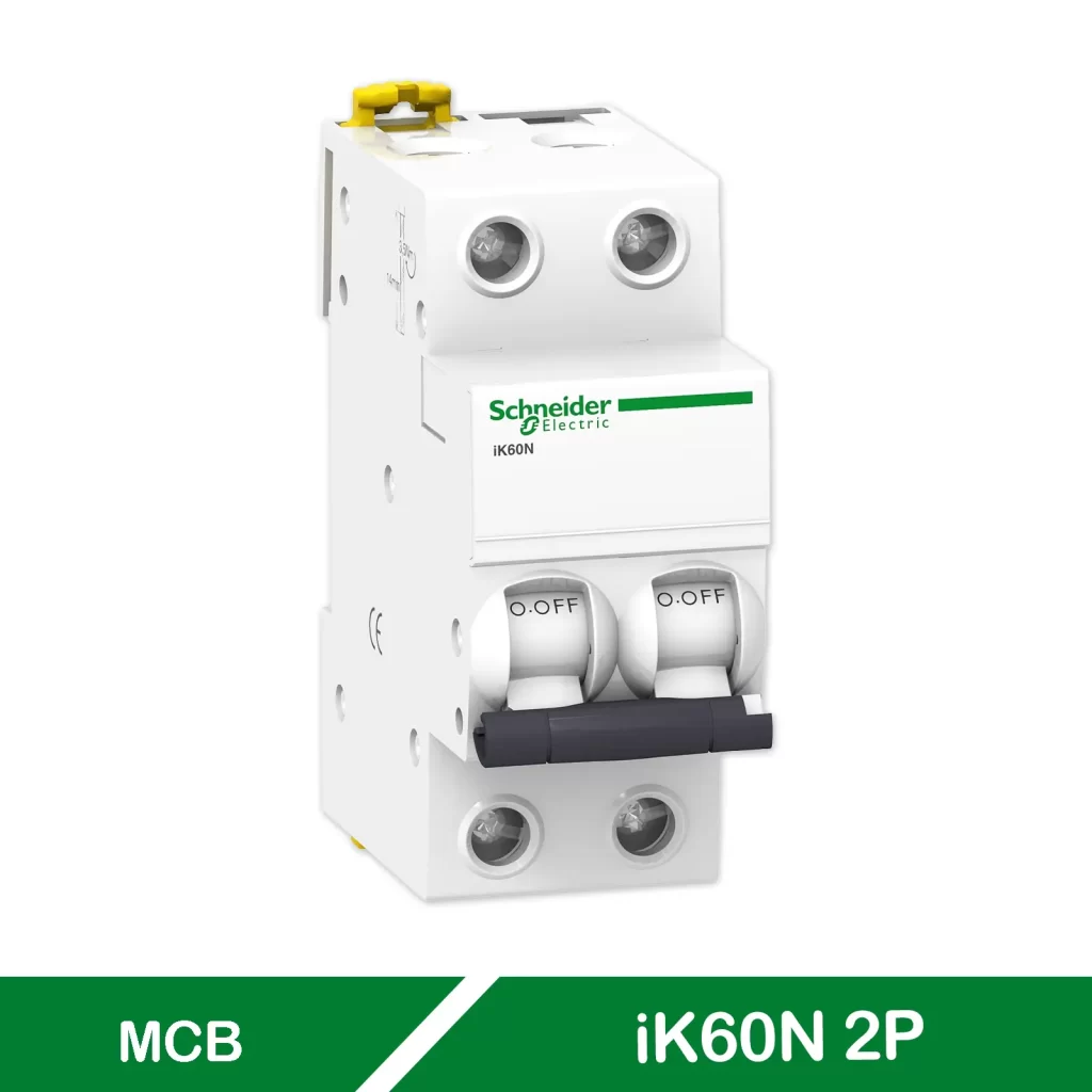 MCB CB Tép Acti9 2P iK60N SCHNEIDER
