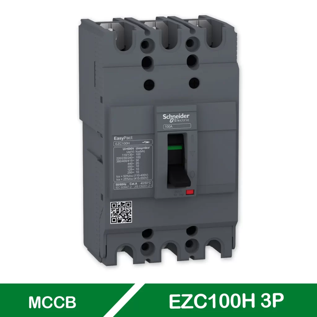 MCCB CB Khối 3P EZC100H SCHNEIDER