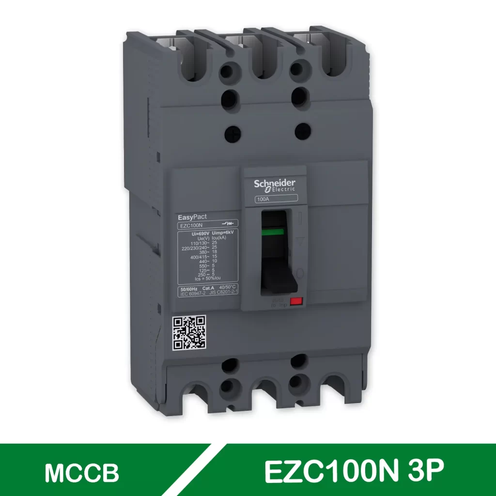 MCCB CB Khối 3P EZC100N SCHNEIDER