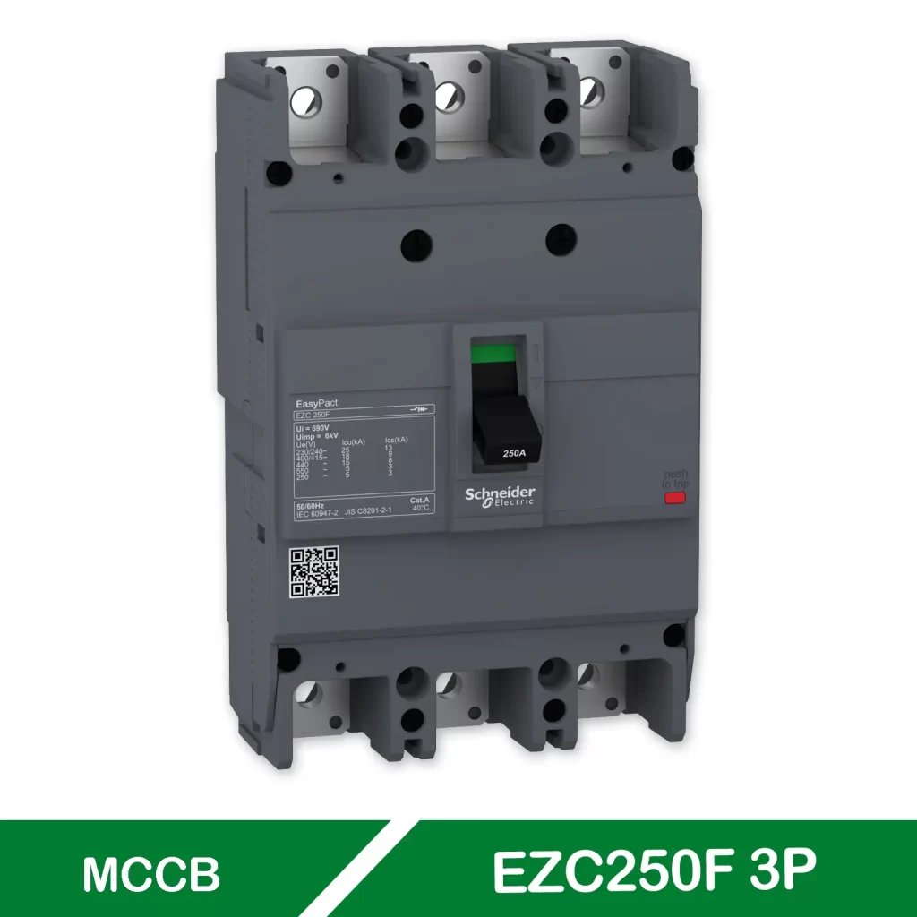 MCCB CB Khối 3P EZC250F SCHNEIDER