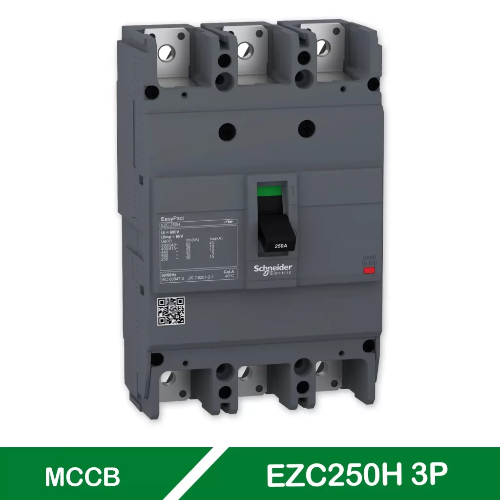 MCCB CB Khối 3P EZC250H SCHNEIDER