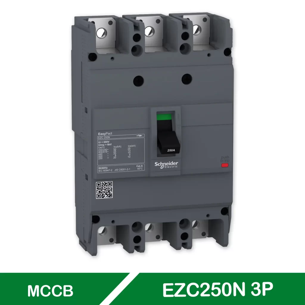 MCCB CB Khối 3P EZC250N SCHNEIDER