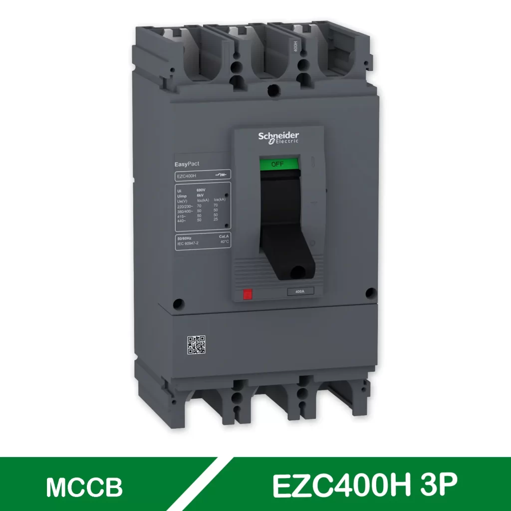 MCCB CB Khối 3P EZC400H SCHNEIDER