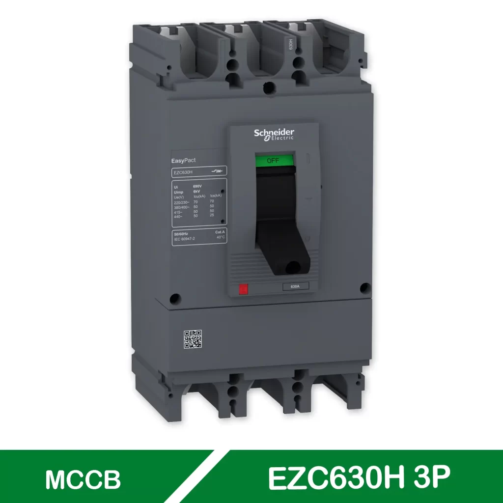 MCCB CB Khối 3P EZC630H SCHNEIDER