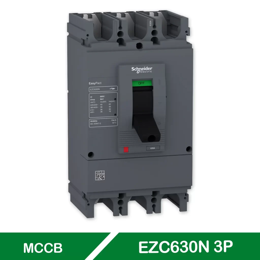 MCCB CB Khối 3P EZC630N SCHNEIDER