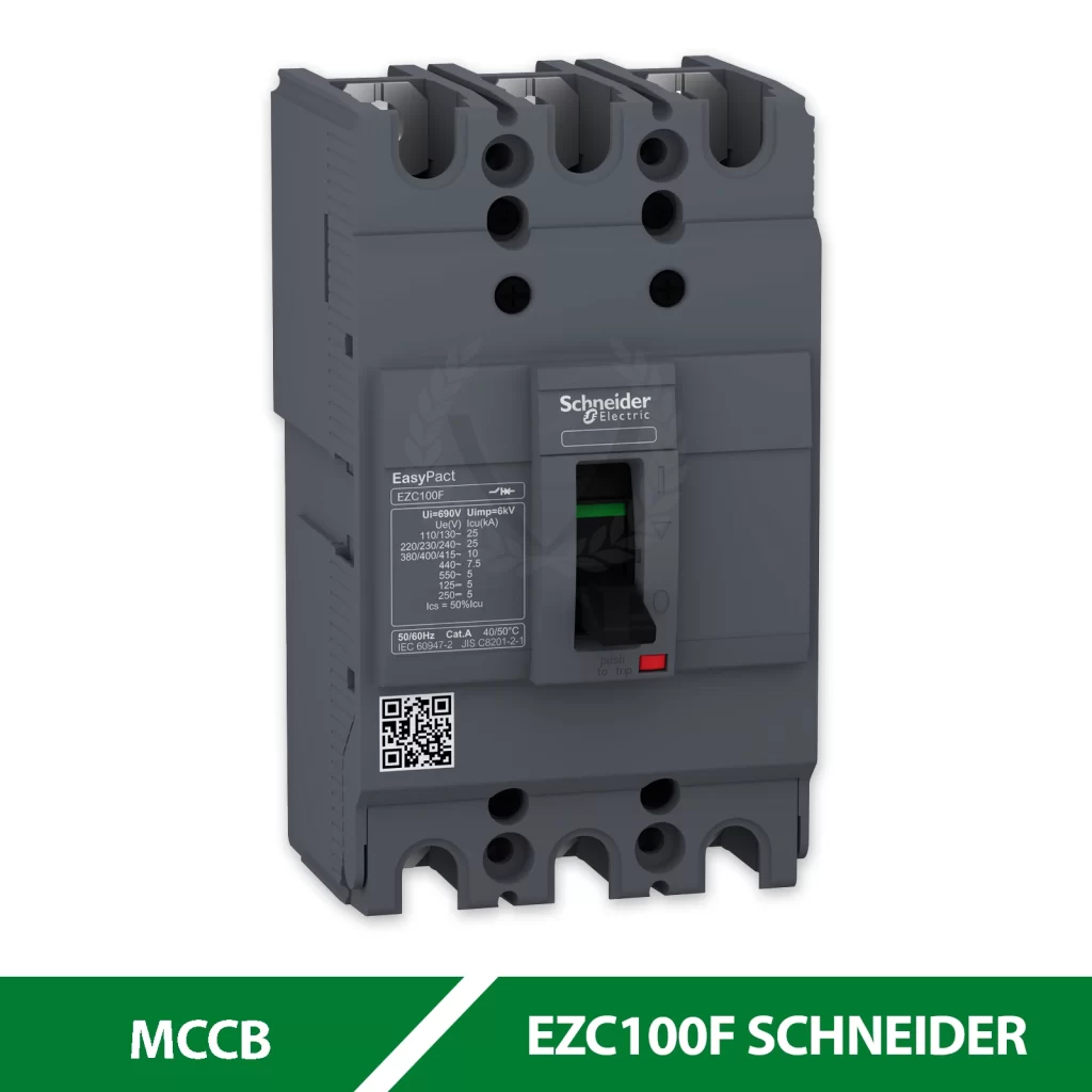 MCCB CB Khối 3P EZC100F SCHNEIDER