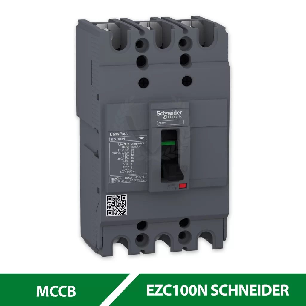 MCCB CB Khối 3P EZC100N SCHNEIDER