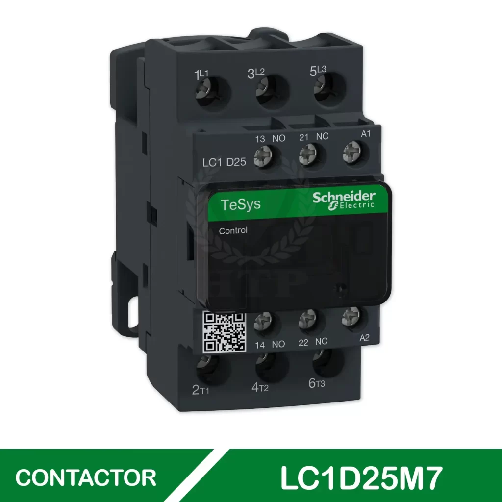CONTACTOR 3P 25A LC1D25M7 SCHNEIDER