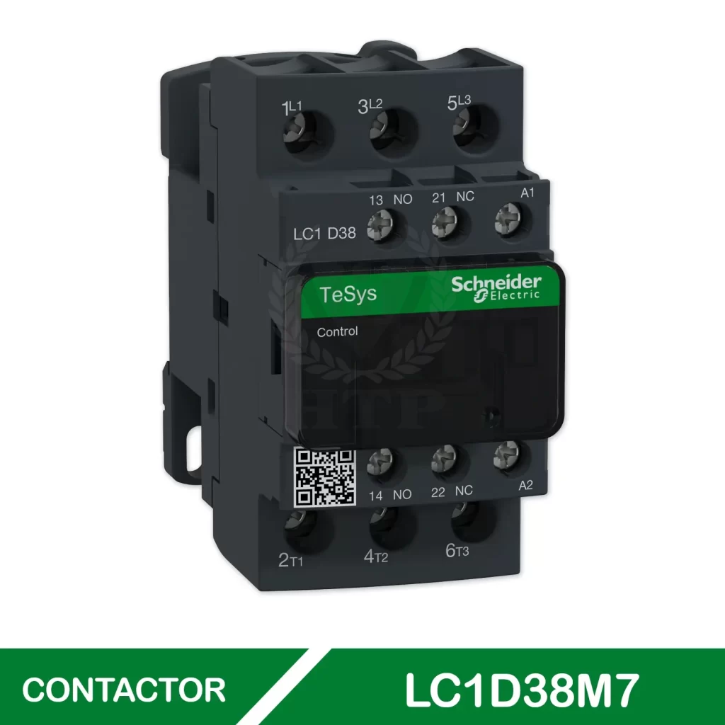 CONTACTOR 3P 38A LC1D38M7 SCHNEIDER