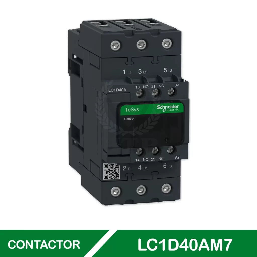 CONTACTOR 3P 40A LC1D40AM7 SCHNEIDER