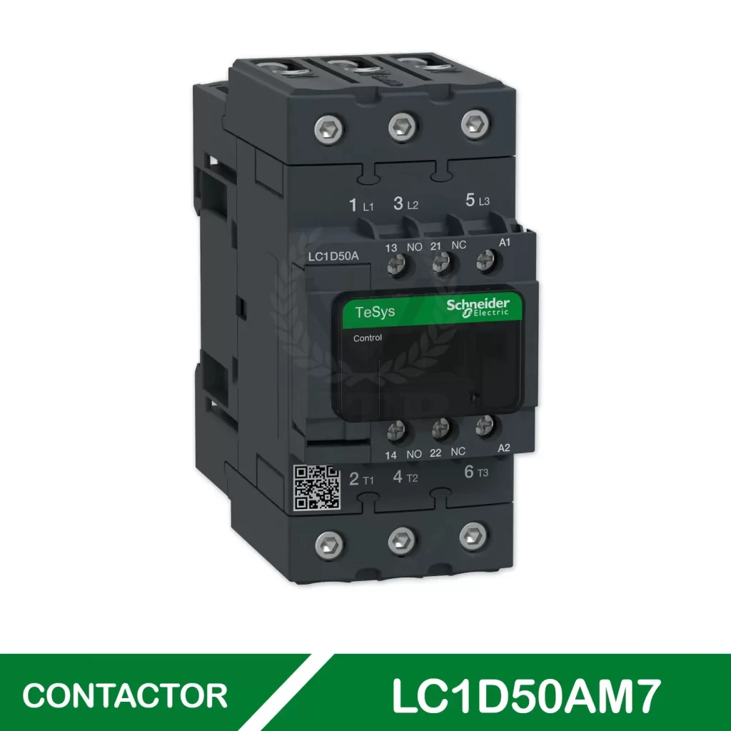 CONTACTOR 3P 50A LC1D50AM7 SCHNEIDER