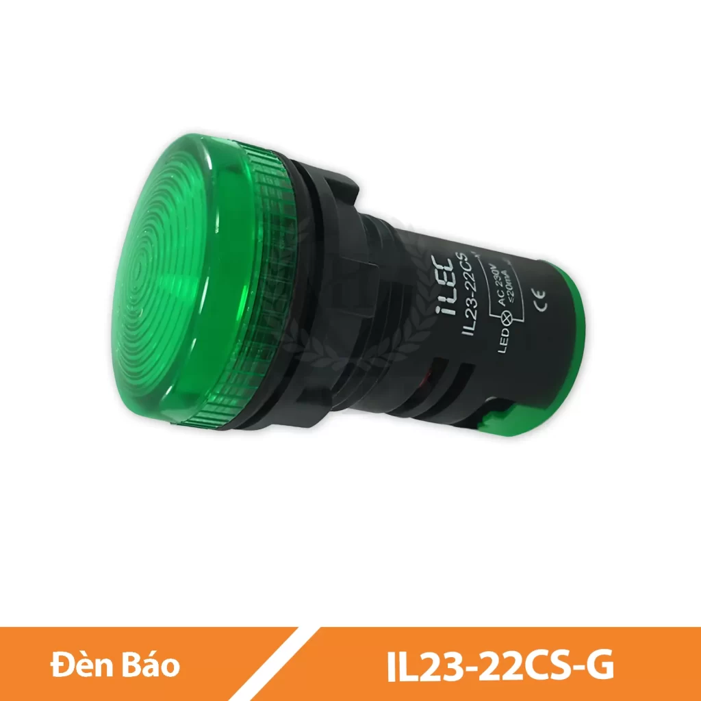 Đèn Báo Phi 22 Màu Xanh Lá IL23-22CS-G ILEC