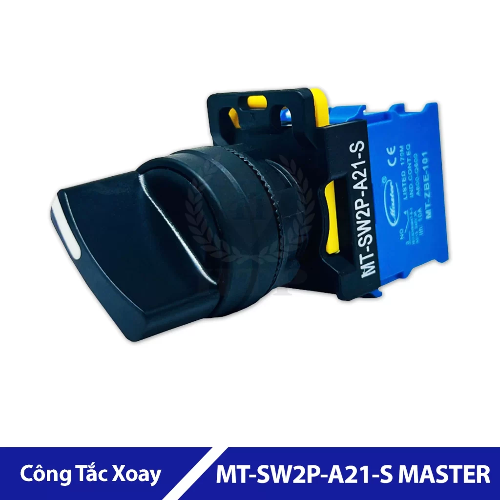 Công Tắc Xoay 2 Vị Trí MT-SW2P-A21-S MASTER