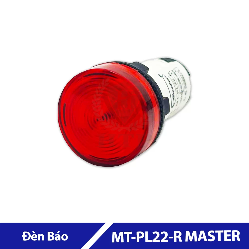 Đèn Báo Phi 22 Màu Đỏ MT-PL22-R MASTER