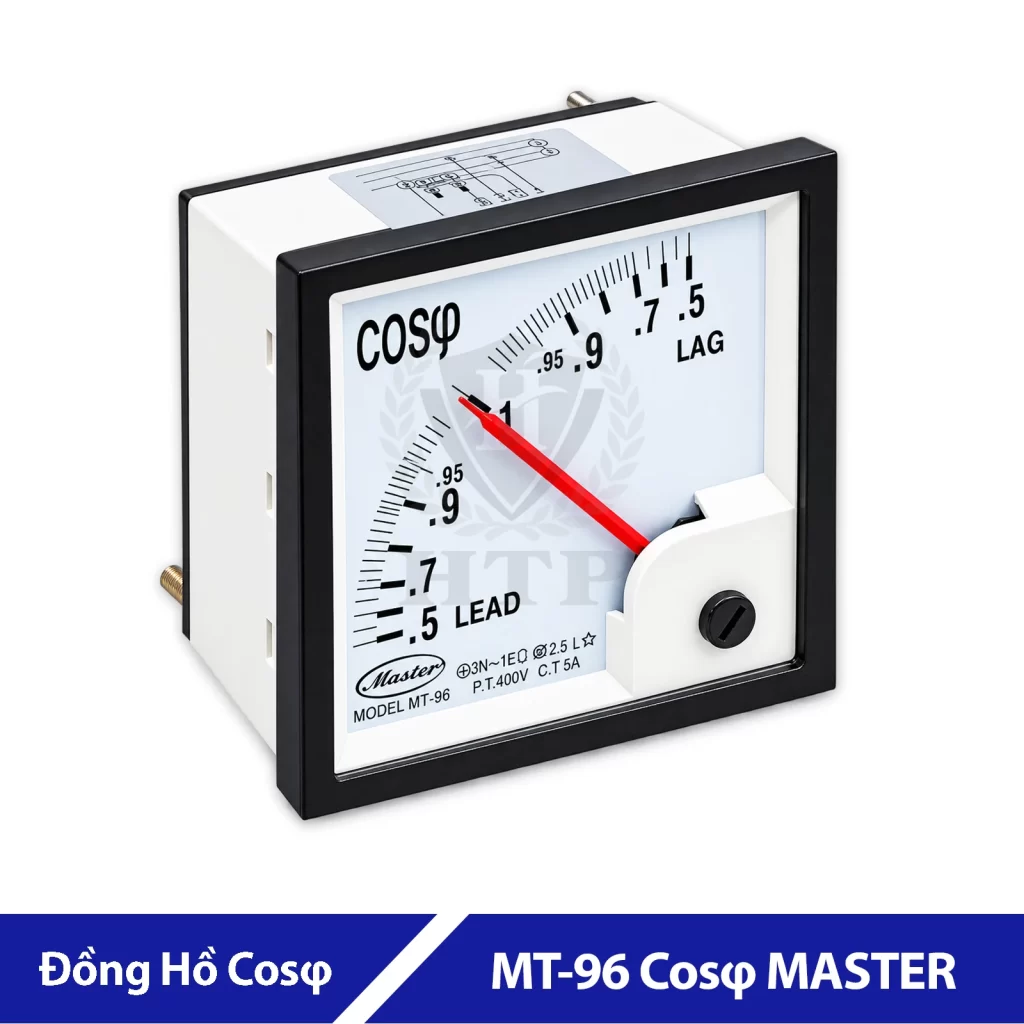 Đồng Hồ Hệ Số Công Suất Cos Phi 96X96mm MT-96 Cos Phi MASTER