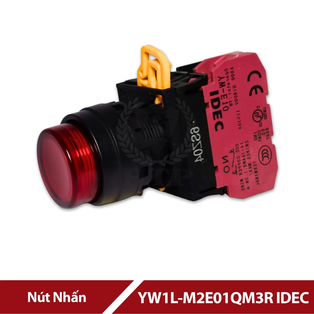 Nút Nhấn Có Đèn Đỏ YW1L-M2E01QM3R IDEC