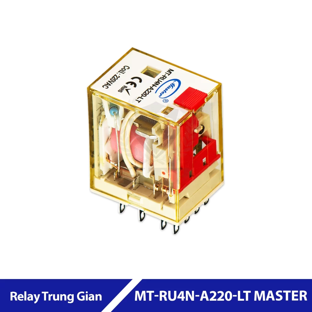 Relay Trung Gian MT-RU4N-A220-LT MASTER