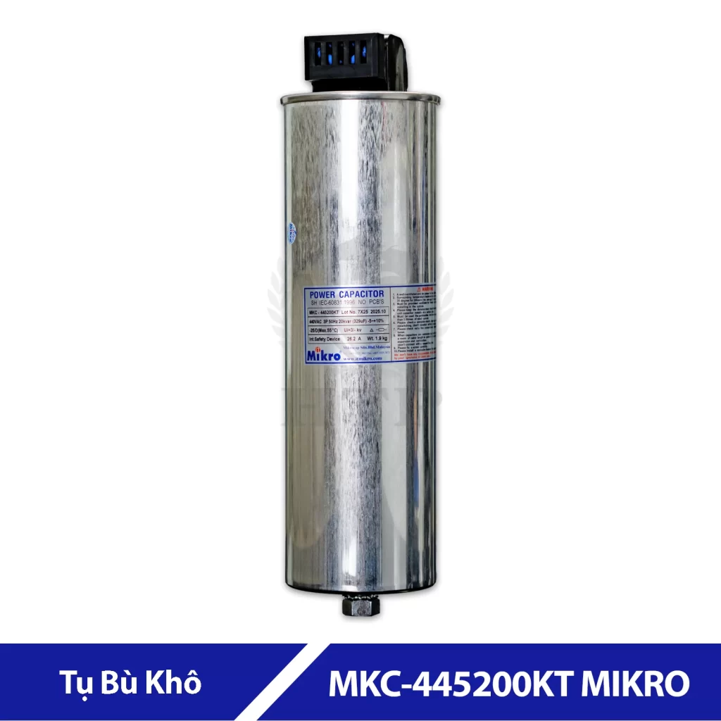 Tụ Bù Khô 20Kvar - 440V MKC-445200KT MIKRO